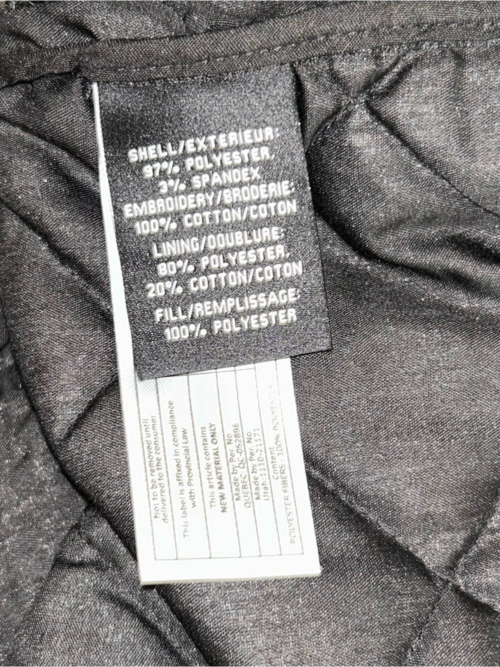 7 for all mankind floral quilted belted jacket - Picture 5 of 5